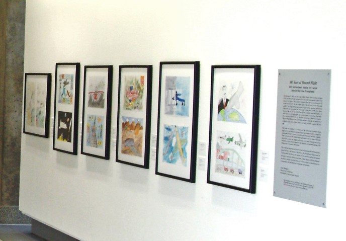100 YEARS OF POWERED FLIGHT exhibit photo