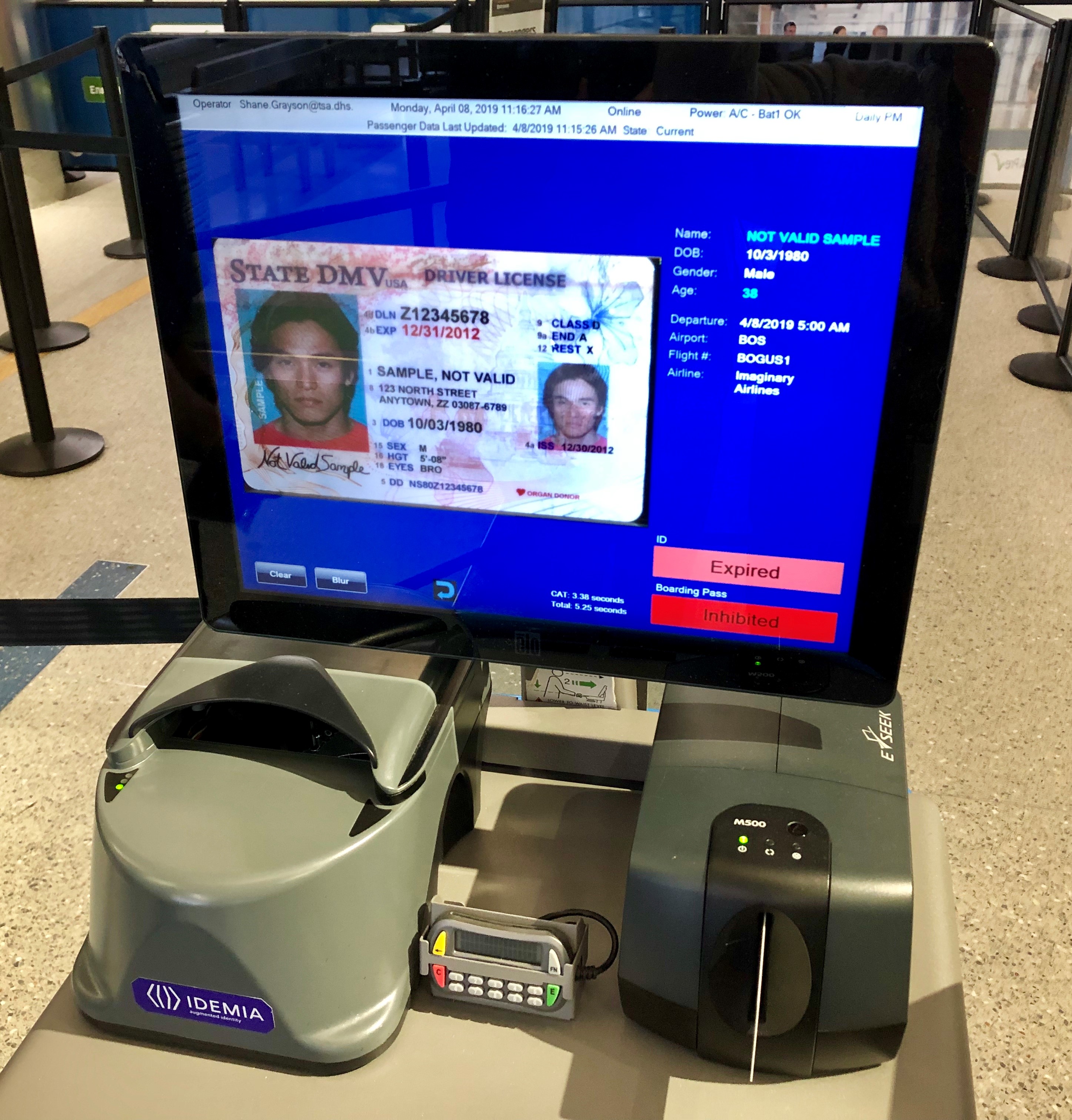 New CAT technology checks if IDs are valid.