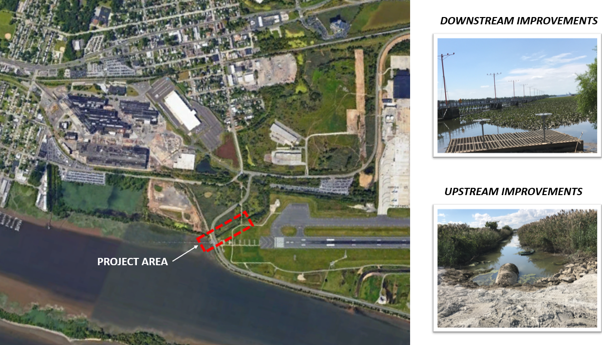 PHL recently completed two important improvements to the Tinicum Township Outfall that reduce the risk of flooding.