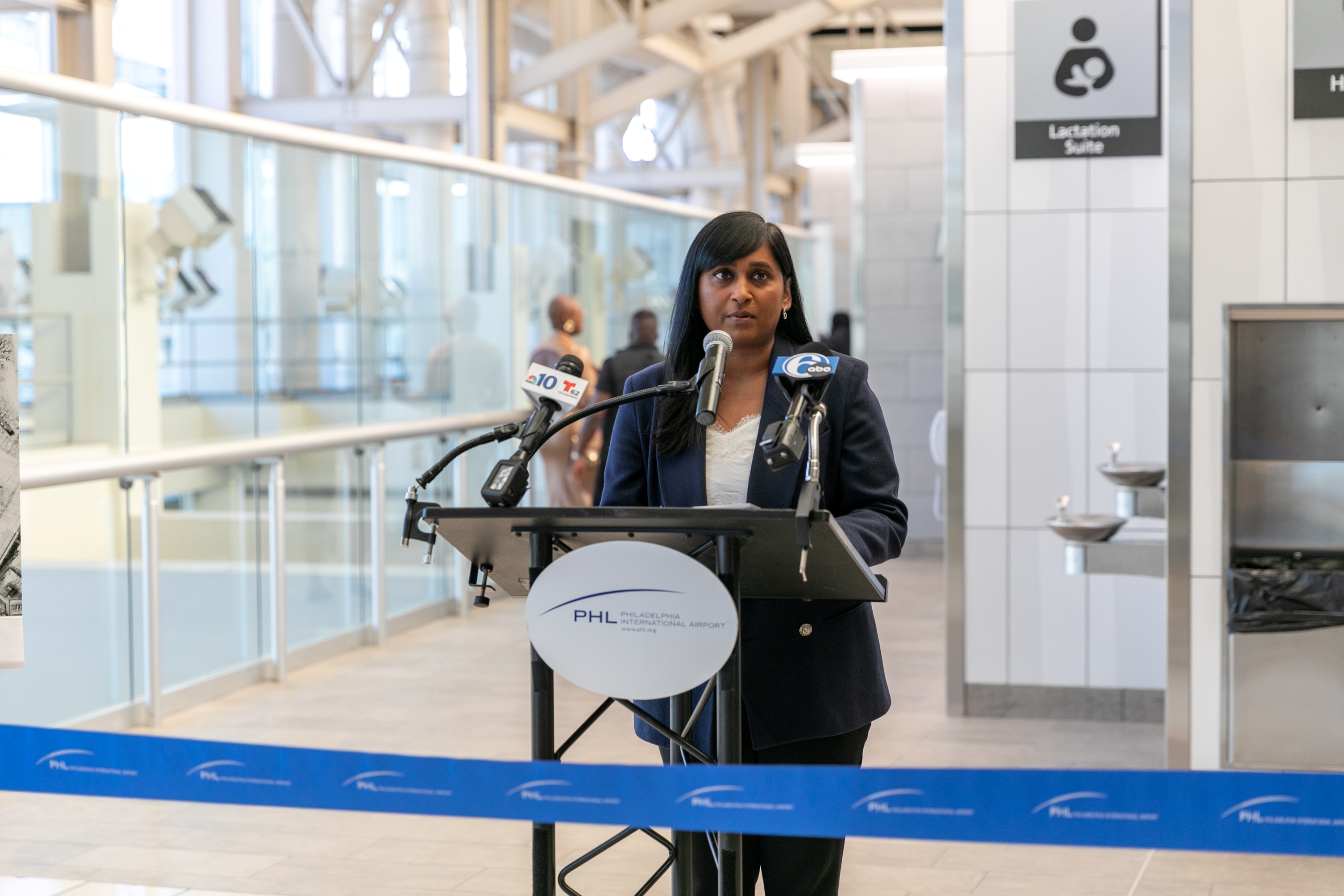 Api at podium