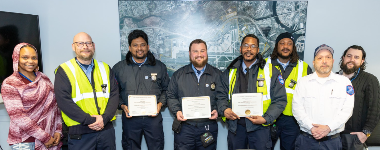 Jabco Jose, Anthony Eroh, Barry Rollins Parking Enforcement Officers, Philadelphia Parking Authority