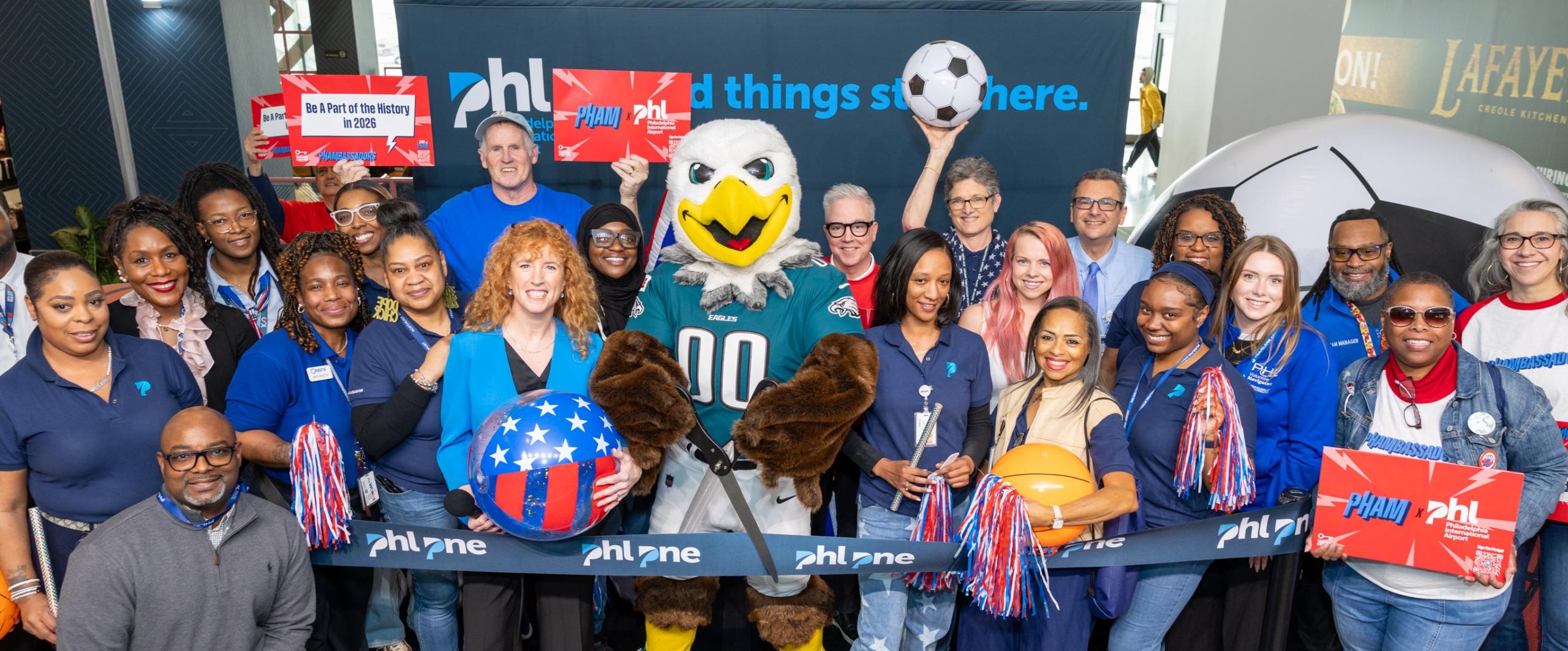 PHL Airport March 26 Kickoff celebration