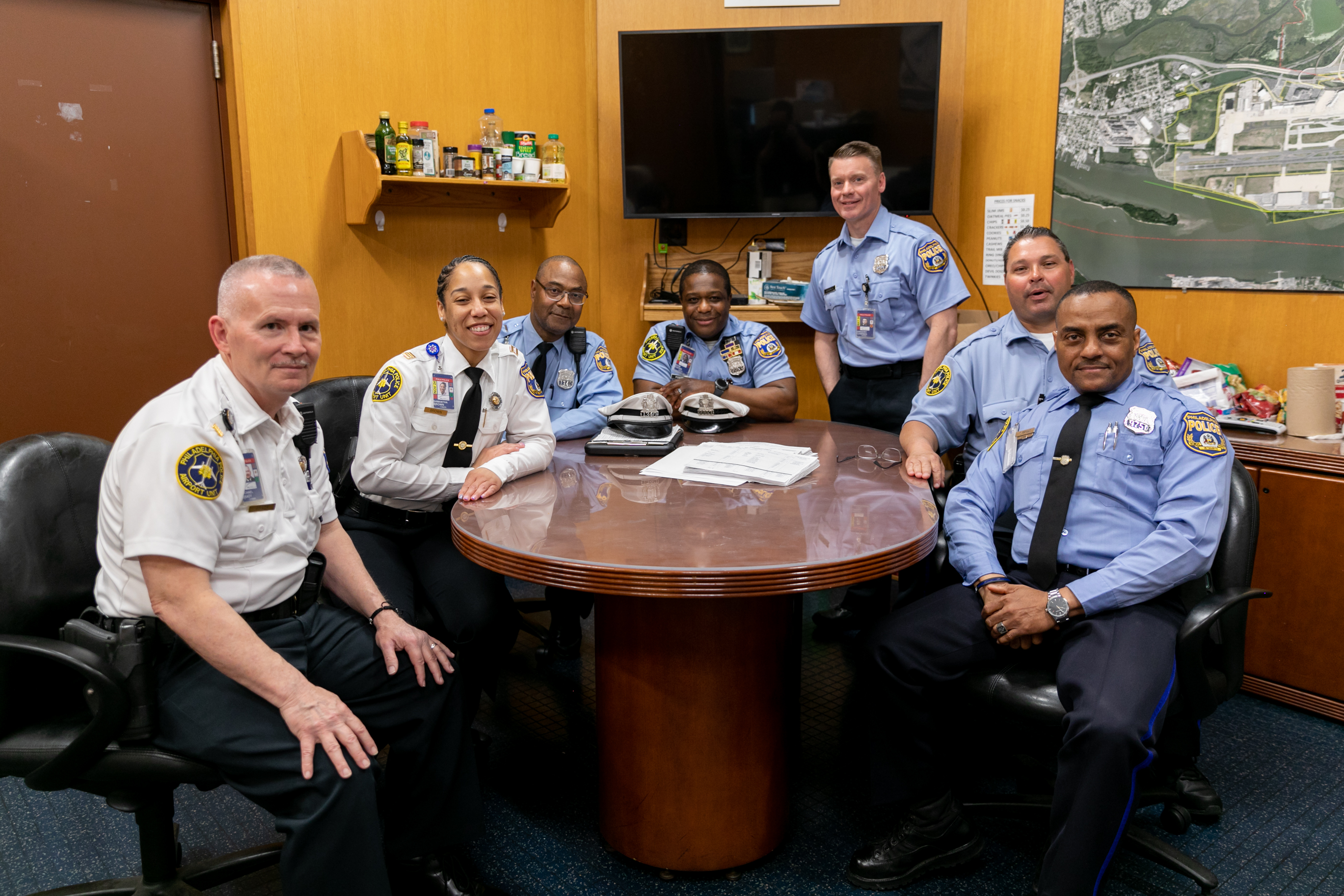 Captain Brown and team