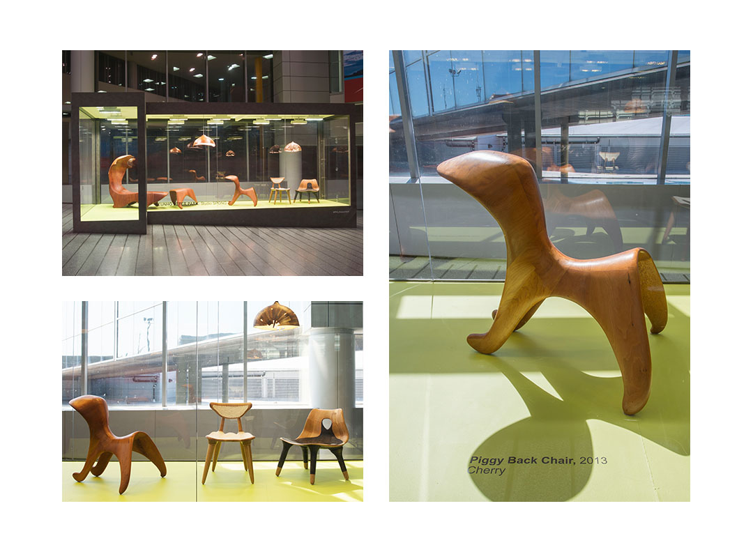 Wood Furniture crafted by the artist Keunho Peter Park