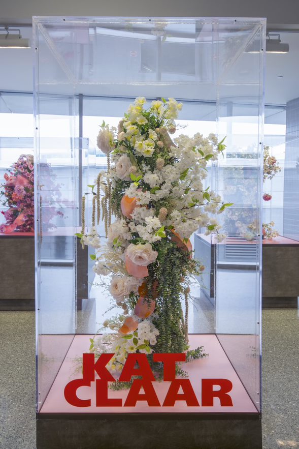 Kat Claar: Painted Paper Shapes Gather Here