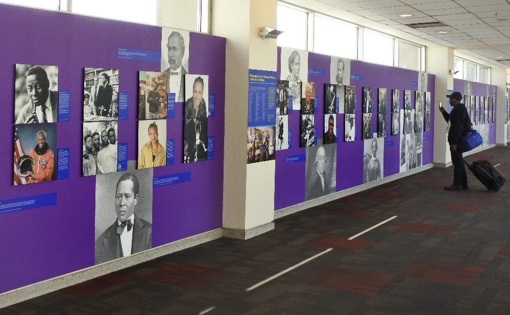 photo of Philadelphia's History makers exhibit