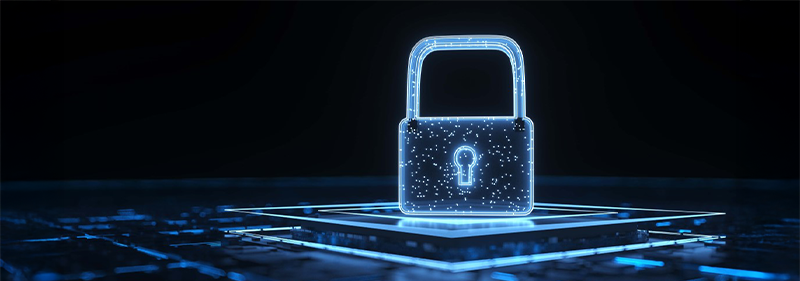 device and padlock