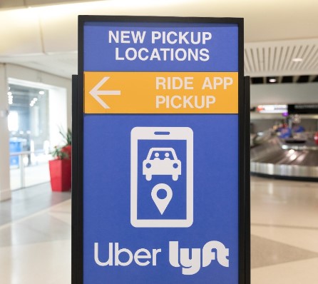 ride share sign